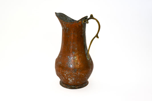 English Copper Pitcher