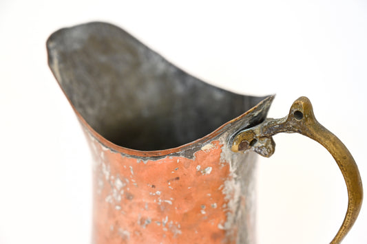 English Copper Pitcher