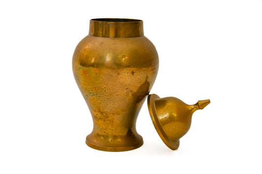 Antique Brass Urn