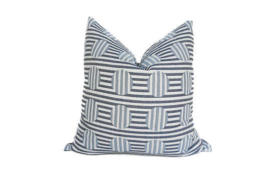 Schumacher Soto Denim Pillow Cover