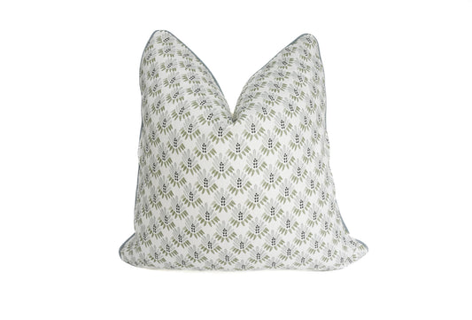 Erika Powell Salvia - Jadeite Pillow Cover