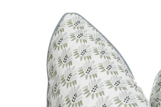 Erika Powell Salvia - Jadeite Pillow Cover