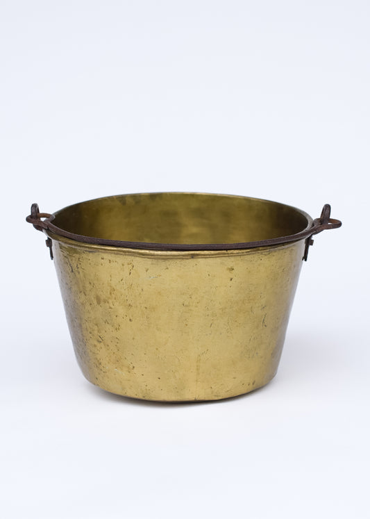Antique Hayden Brass Milk Pail