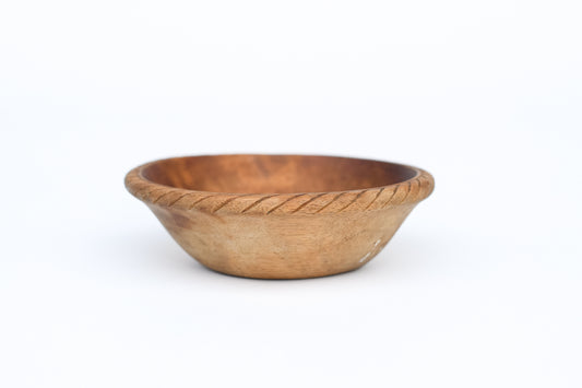 Small Carved Wooden Bowls
