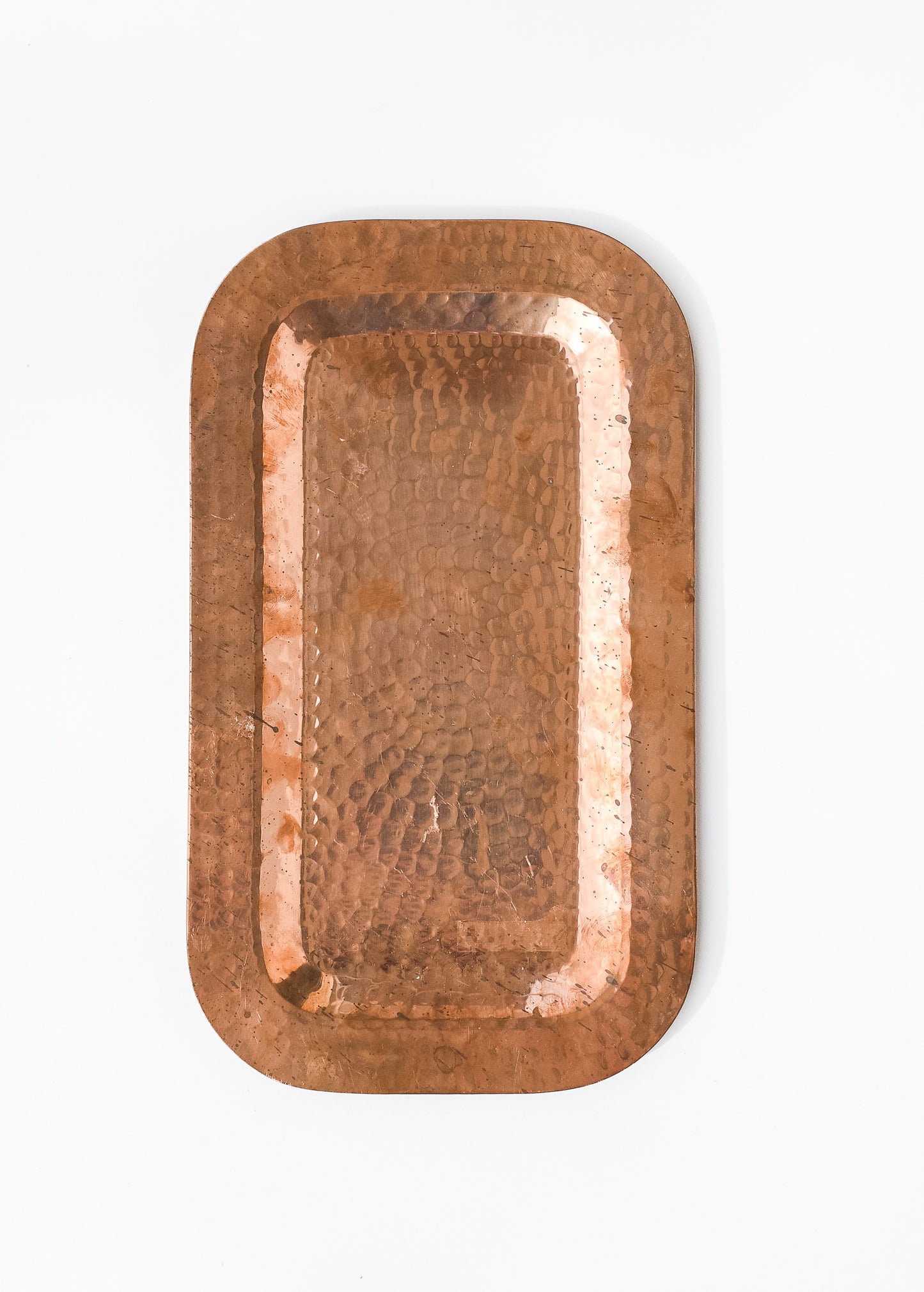 Copper Hammered Tray