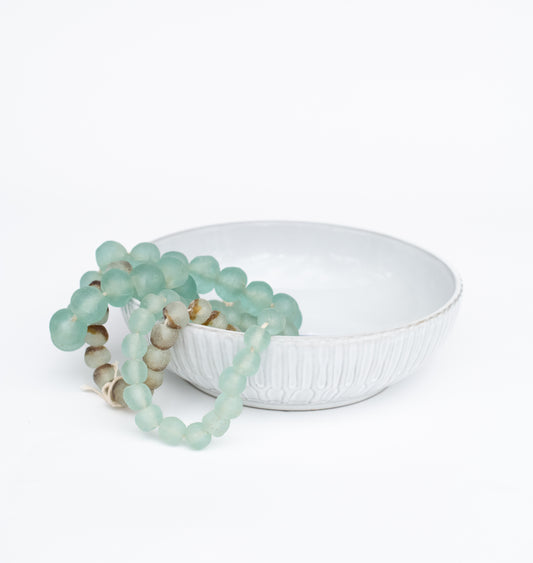 Blue Glass Beads - Large