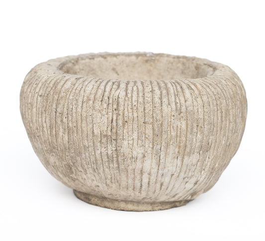 Textured Concrete Pot