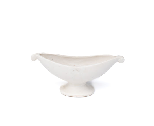 Vintage White Compote