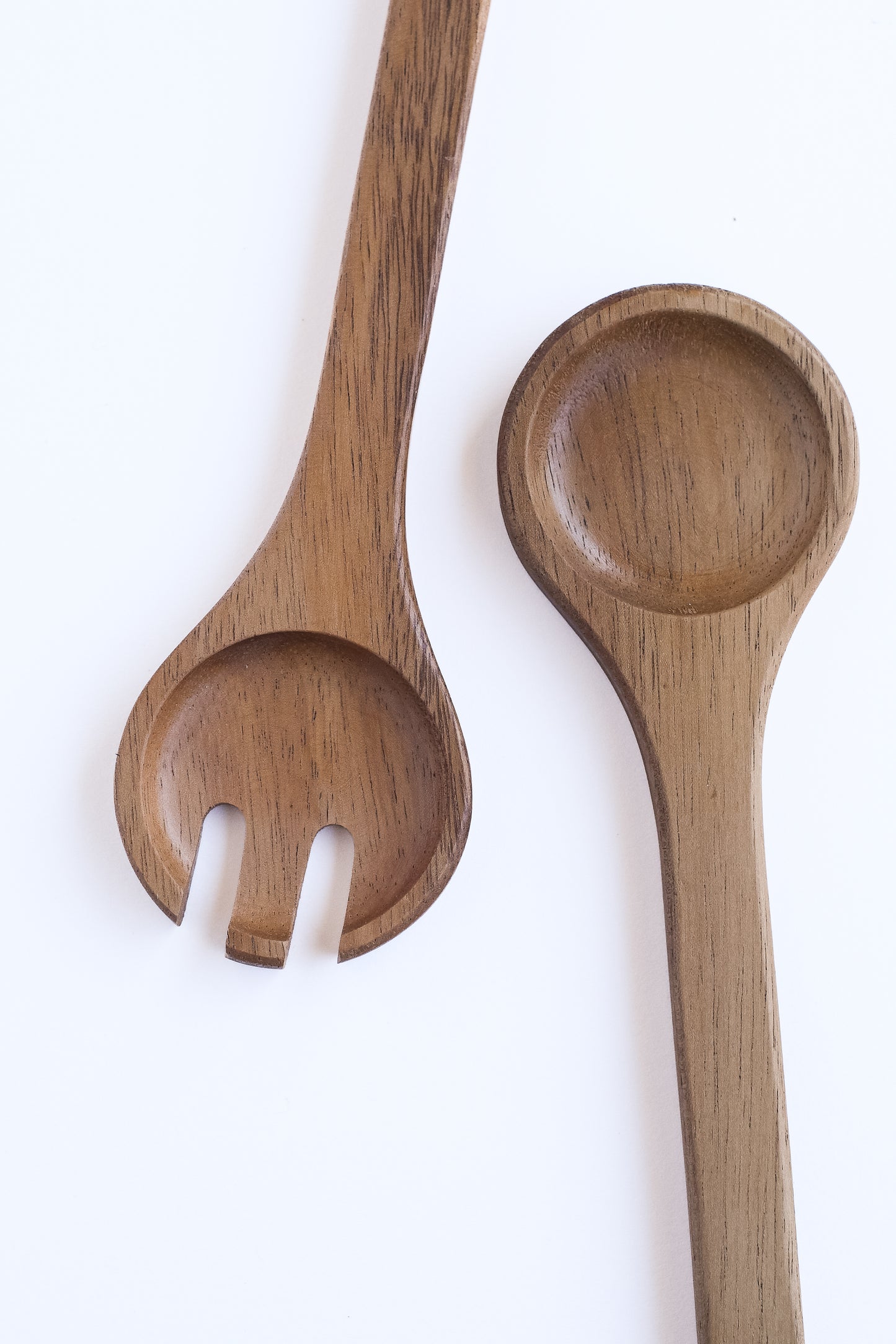 Round Wood Serving Utensils