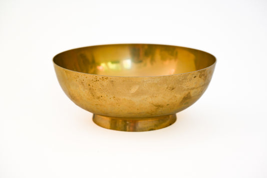 Mid-Century Brass Candy Bowl