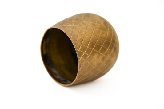 Brass Pineapple Trinket Jar