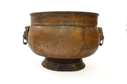 Antique Planter with Lion Handles