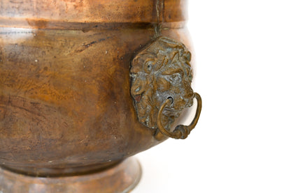 Antique Planter with Lion Handles