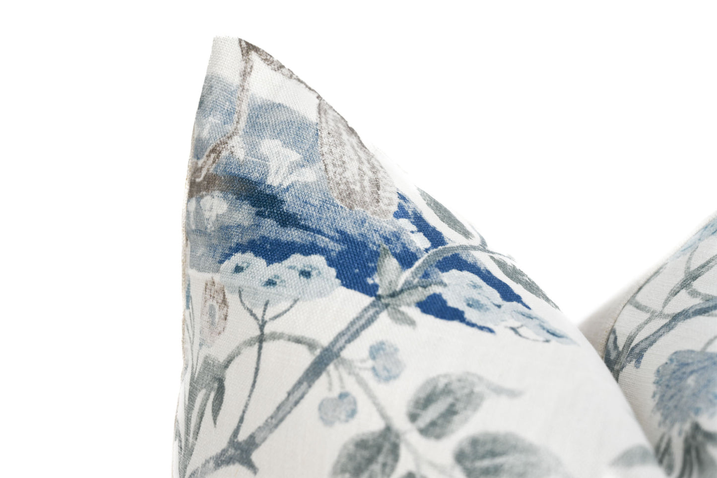 GP & J Baker Broughton Rose - Blue Pillow Cover