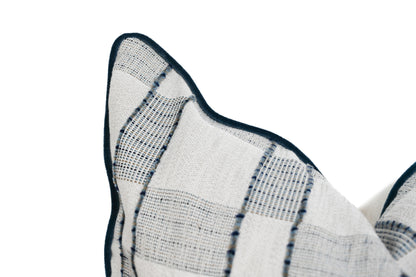 Schumacher Elko Plaid - Indigo Pillow Cover